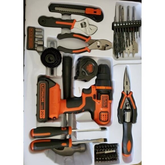 20V Max Drill & Home Tool Kit, 68 Piece - Picture 1 of 1
